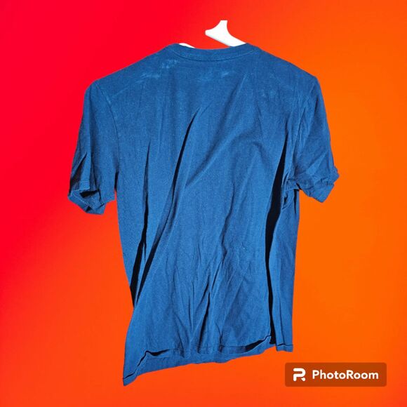 Nike‎ Tee Navy Blue Size M (X96) - Picture 2 of 2